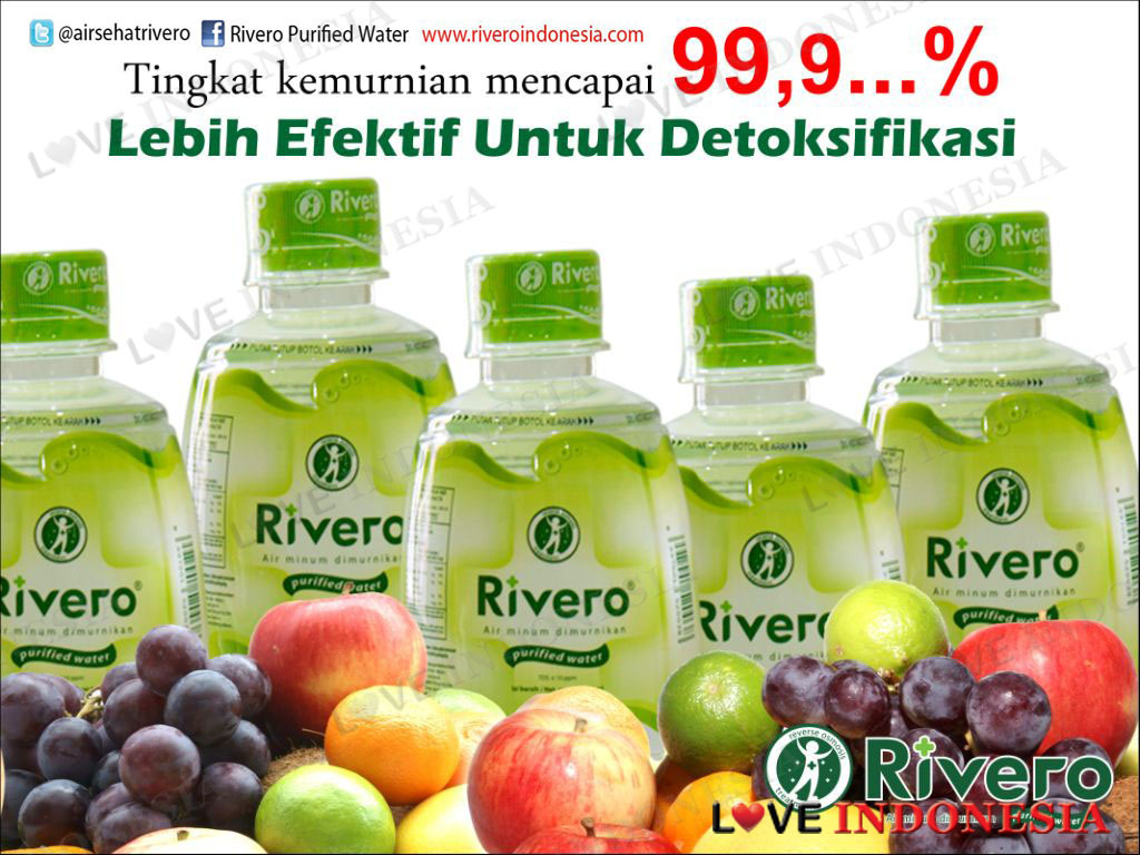 Air Minum Rivero Air Minum yang Sudah Dimurnikan dan Bebas dari Bakteri