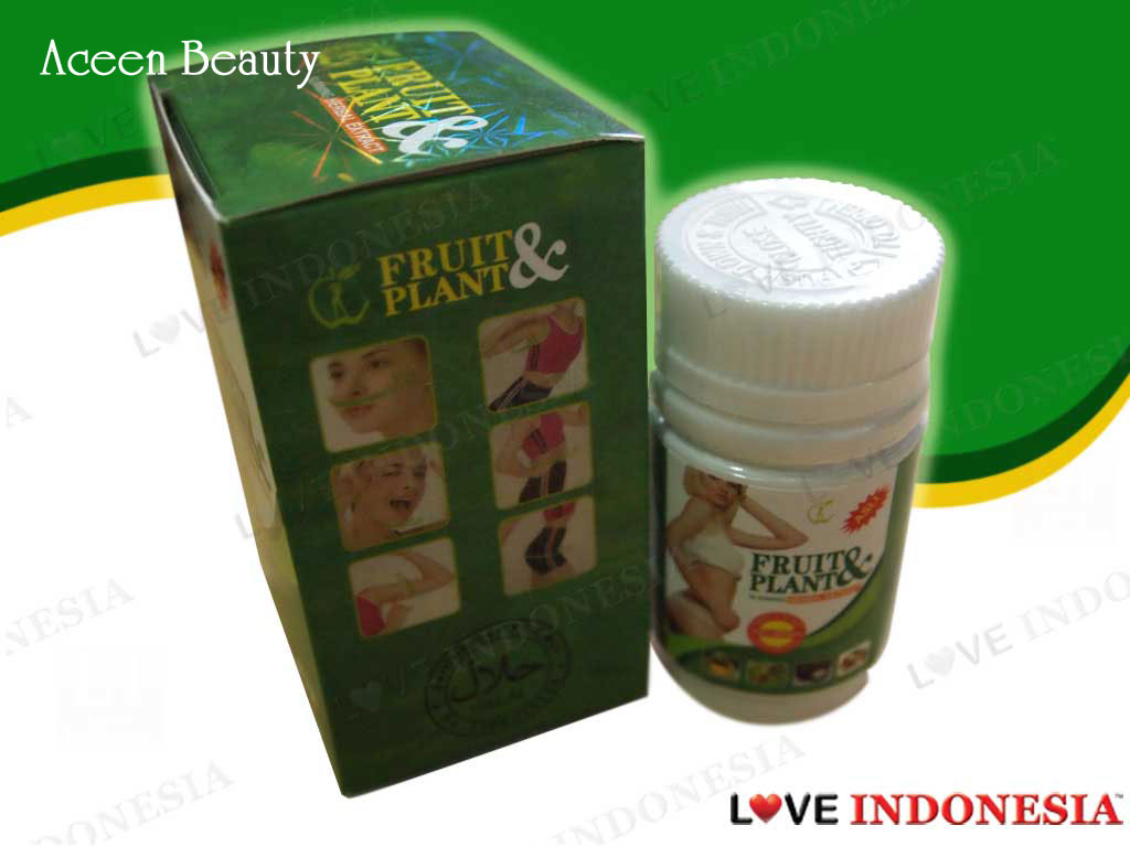 Fruit & Plant Slimming Capsule Herbal di Aceen Beauty Telah Terdaftar BPPOM & Bersertifikat Halal