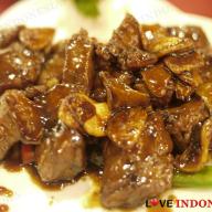 Beef in Japanese sauce