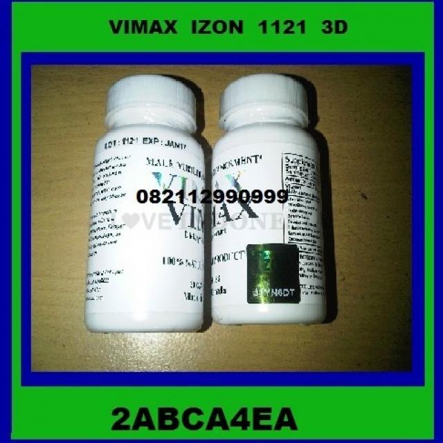 VIMAX IZON KODE 1121 CAPSUL ORIGINAL 3D @ 082112990999/2ABCA4EA