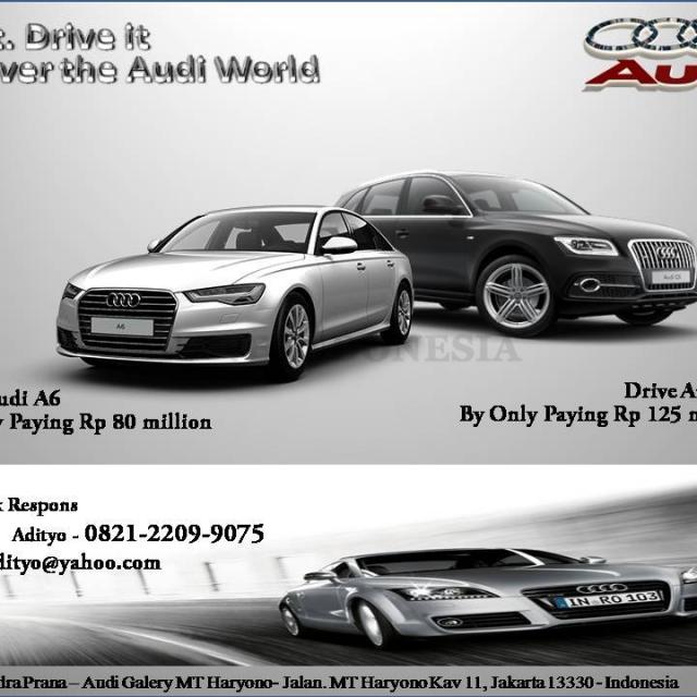 Promo Audi Mobil Jakarta Spesial Down Payment RINGAN!!