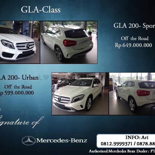 Harga Mercedes Benz GLA 200 Urban & Sport 2015