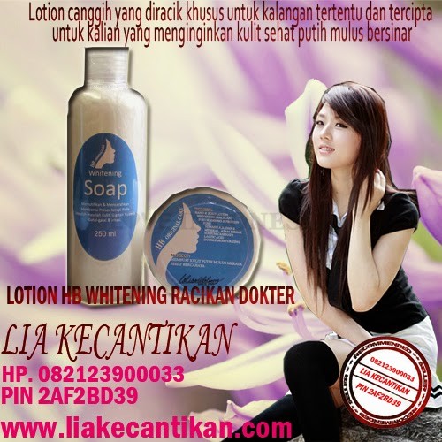 LOTION HB WHITENING www.liaceantikan.com 082123900033