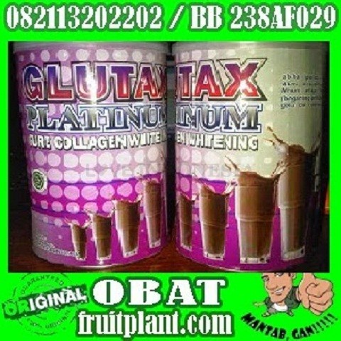 SUSU PEMUTIH TUBUH GLUTAX PLATINUM [082113202202] Putih Dan Enak