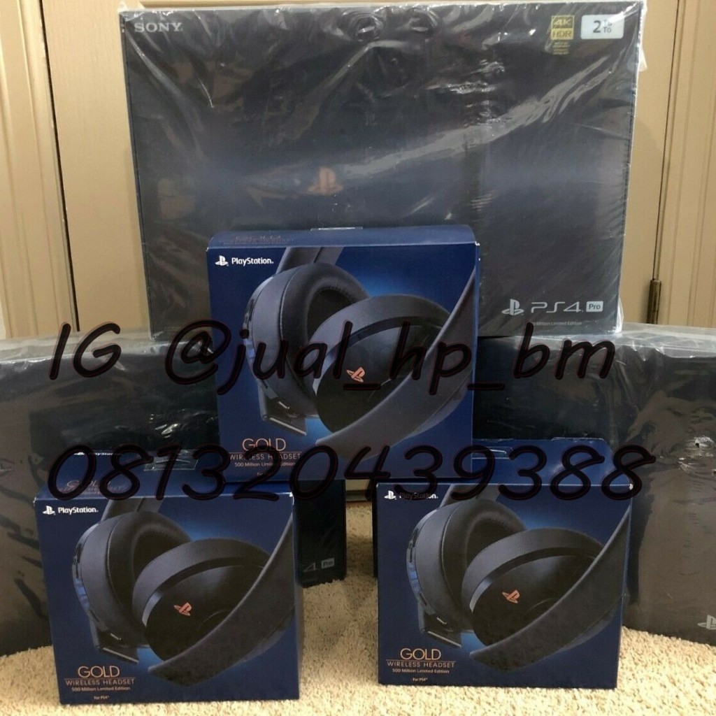 JUAL PS4 PRO 2TB BLACK MARKET ORIGINAL