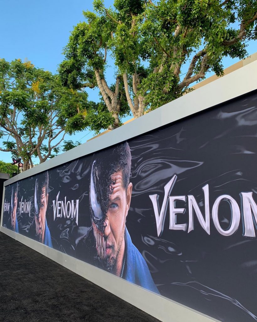 Ini Lho Potret Serunya Black Carpet Venom World Premiere di Los Angeles