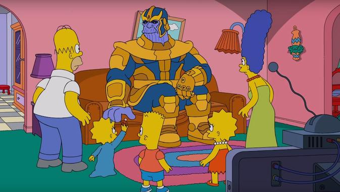 Thanos Jadi Tamu The Simpsons, Ini Momen Lucunya