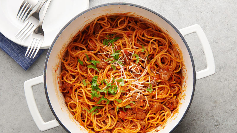 Spaghetti Saus Rica Ayam