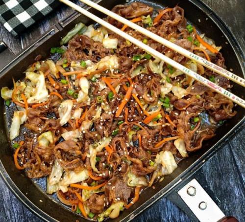 Resep Korean Beef Bulgogi with Veggie
