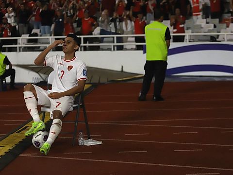 Jadi Sorotan Usai Cetak Gol di Laga Timnas Indonesia vs Arab Saudi, Marselino Ferdinan Ungkap Arti Selebrasi Unik yang Tengah Viral