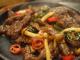 Spicy Stir Fried Beef with Shimeji Mushrooms