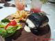 Charcoal Burger Bun With Angus Beef