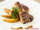 Lamb Chop with Potato Wedges and Black Pepper Sauce