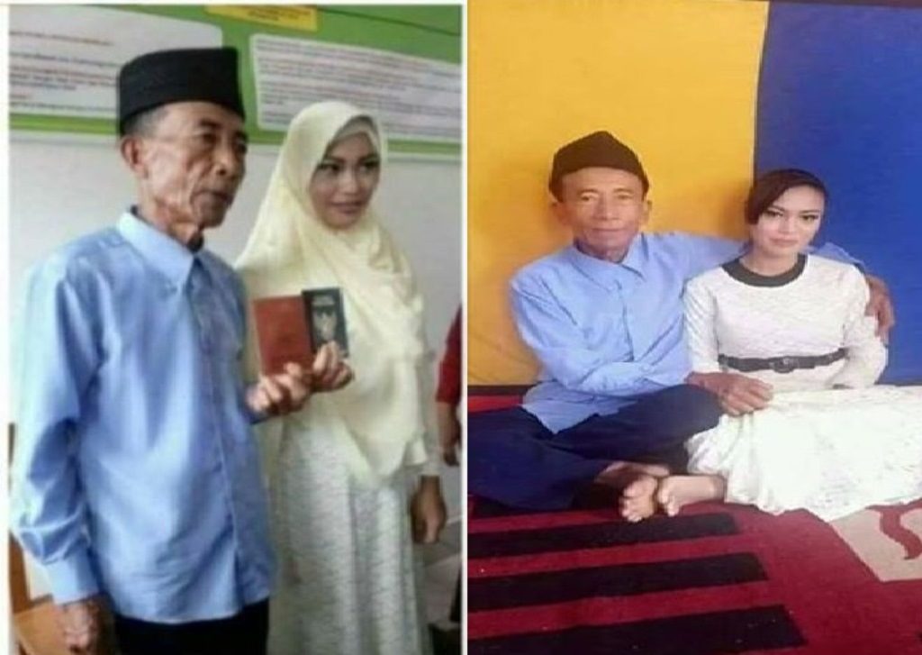 Viral, Laki-Laki 60 Tahun Nikahi Gadis 17 Tahun, Kisah Cinta Bersemi di Perahu