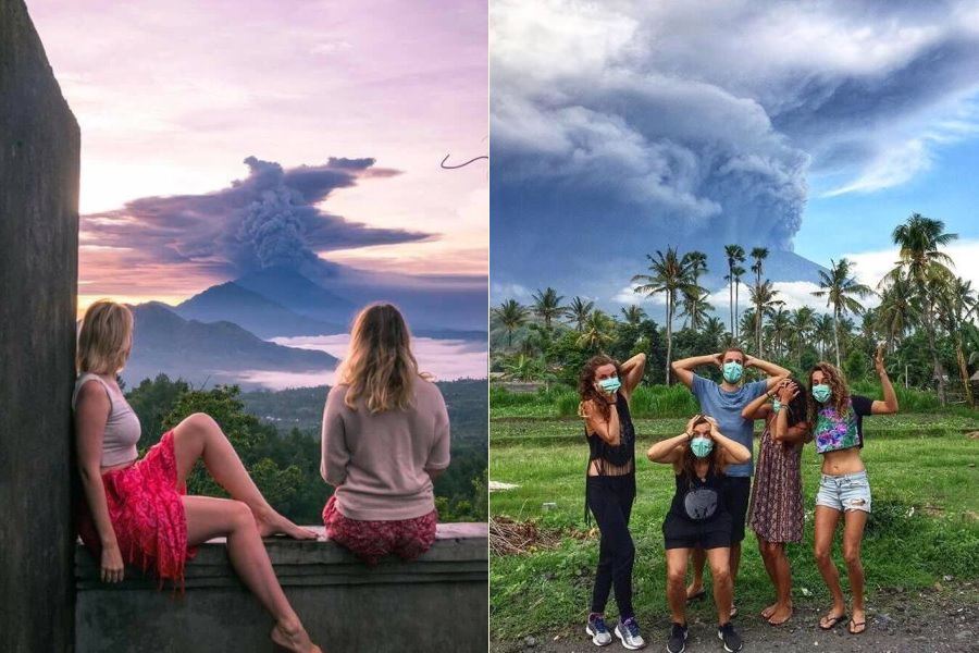 Dibalik Musibah Gunung Agung Erupsi, 10 Foto Ini Picu Decak Kagum Netizen