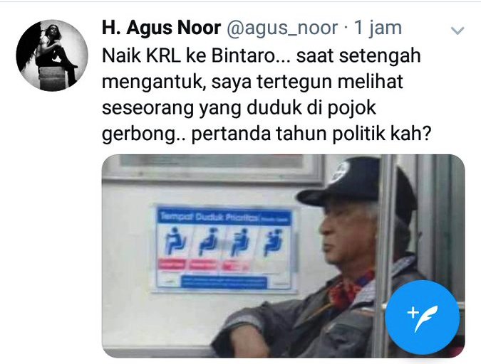 Foto Mirip Soeharto di KRL Viral, Warganet Serukan "Konspirasi" Edo Tensei hingga Time Traveller