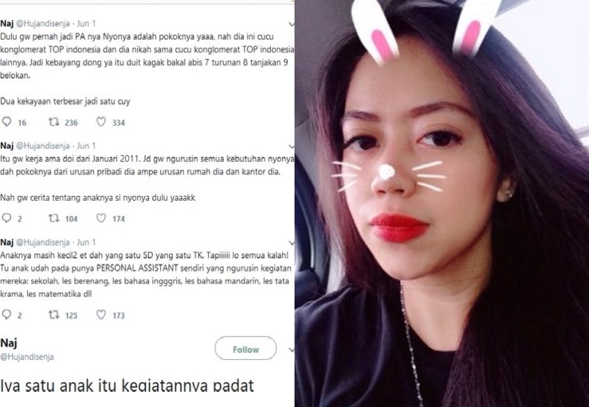 Bagikan Cerita Pengalamannya Jadi Asisten Pribadi Orang Paling Kaya di Indonesia, Postingan Cewek Ini Viral!