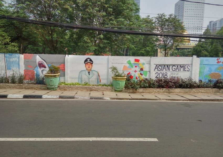 Bikin Gagal Fokus, Lukisan Mural Asian Games 2018 ini Viral, Ternyata Gara-Gara Ini!