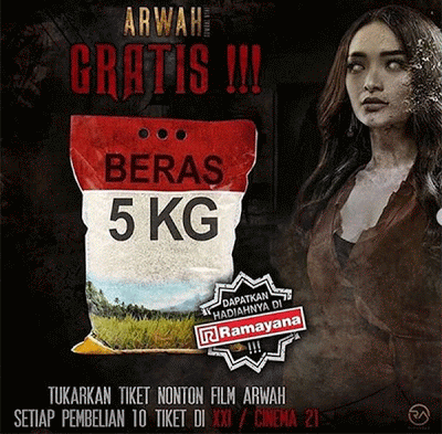 Promo Film Ini Aneh tapi Bikin Ngakak, Tiket Bisa Ditukar dengan Beras, Minyak Goreng dan Celana!