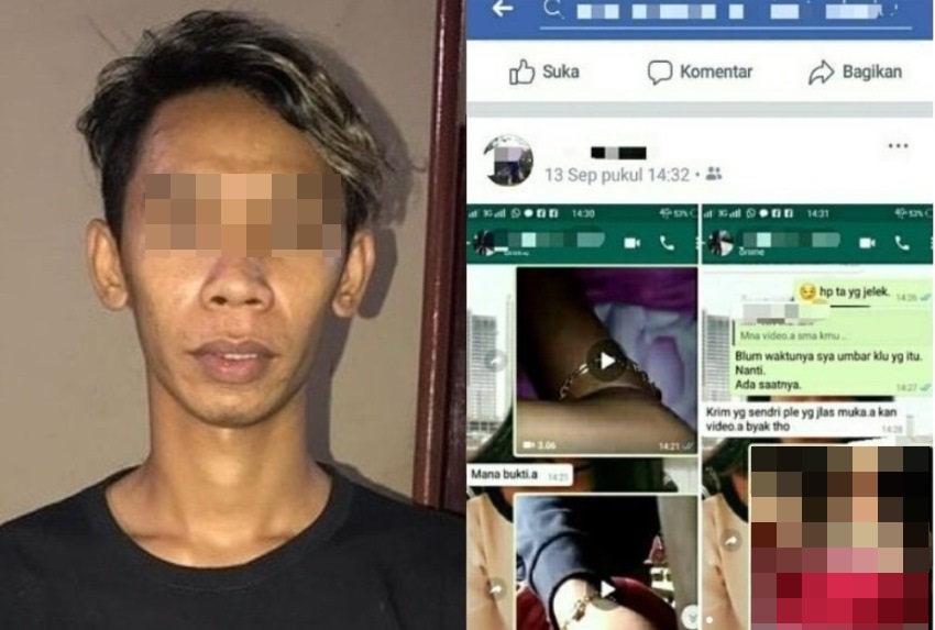 Unggah Foto Bugil Mantan Karena Sakit Hati Diputuskan, Oknum Driver Ojol ini Ditangkap Polisi