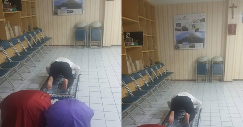 Viral Kisah Beberapa Orang Shalat di Sekolah Khatolik, Netizen Terharu