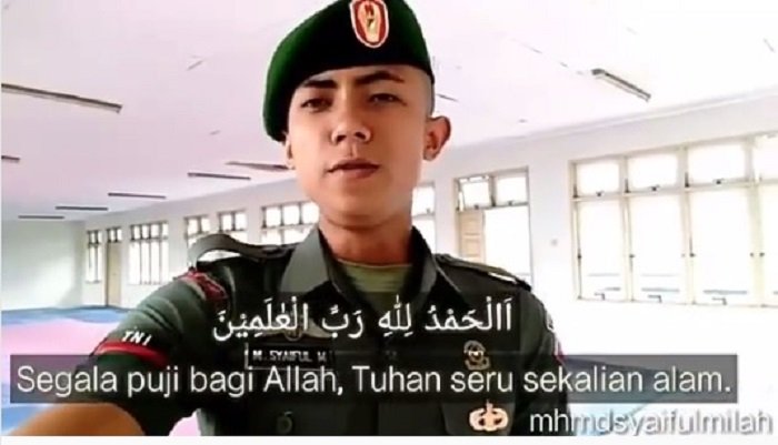 4 Aksi TNI yang Viral di Medsos, Mulai dari Main Tik Tok Sampai Mengaji Bersuara Merdu