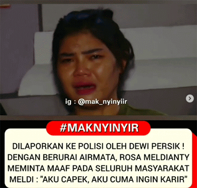 Dilaporkan Dewi Perssik ke Polisi, Meldi Minta Maaf Sambil Nangis tapi Bukan Buat Tantenya!