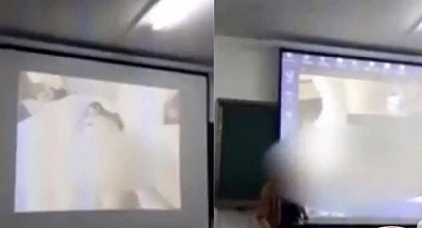 Sedang Mengajar, Guru ini Tak Sengaja Putar Film 'Panas' dari Laptop