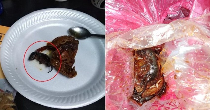 Hendak Makan Ayam Kecap, Pria ini Temukan Sesuatu yang Menjijikan