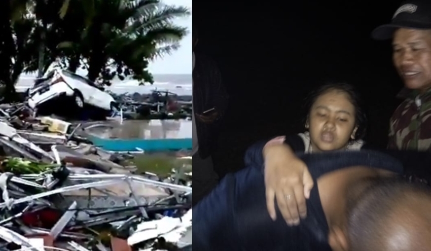 Berkat Nyala Handphone dan Teriakan, Bocah 12 Tahun ini Selamat dari Tsunami Banten