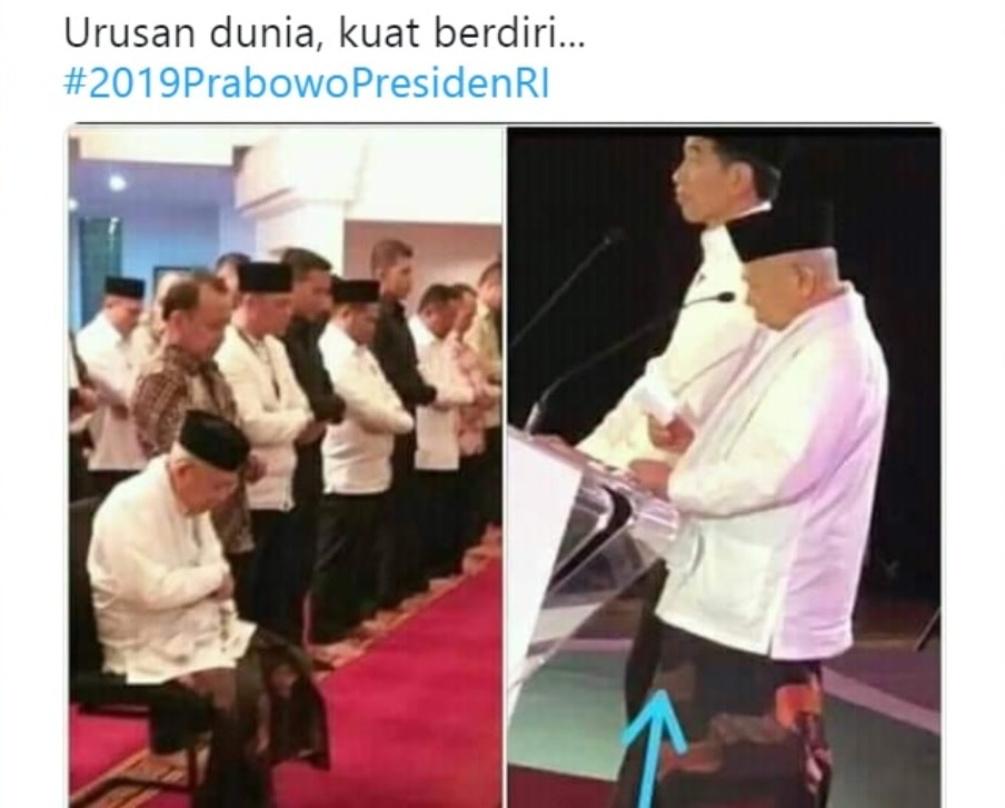 Viral Cuitan Mustofa Nahrawardaya Soal Kyai Maruf Amin 'Shalat Duduk Debat Berdiri', Ini Respon Netizen