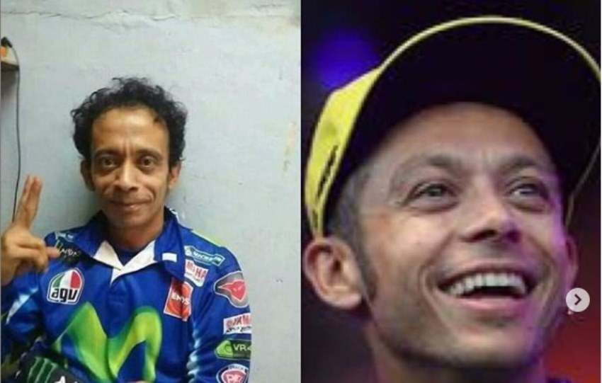 Mirip Valentino Rossi, Tukang Servis Handphone ini Hebohkan Netizen