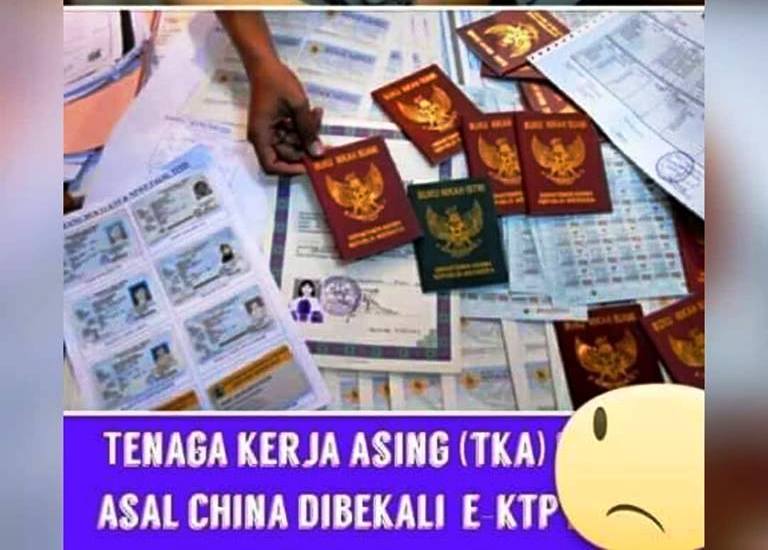 Heboh Kabar Sekelompok TKA China Datangi Indonesia untuk Ikut Pemilu, Ini Faktanya