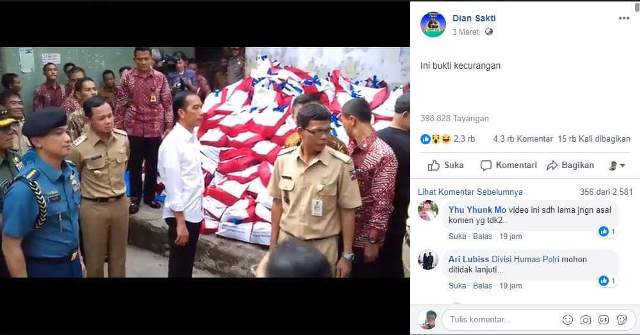 Heboh Video Jokowi Kampanye Pakai Fasilitas Negara, Ini Faktanya