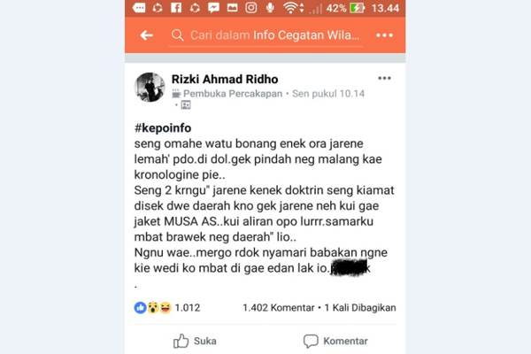 Viral 52 Warga Ponorogo Pindah ke Malang Gara-Gara Isu Kiamat, Ini Faktanya