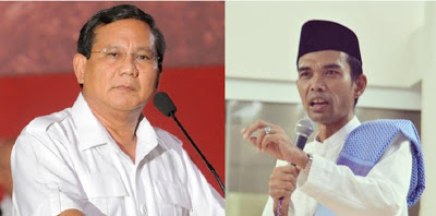 Bikin Prabowo Menangis, Ustad Abdul Somad: "Jangan-jangan Saya Tertipu Pak Prabowo!"