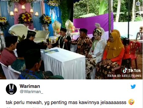 Video Viral Akad Nikah "Anak Sultan" dengan Mas Kawin Bombastis, Netizen: Dibayar Mantan!