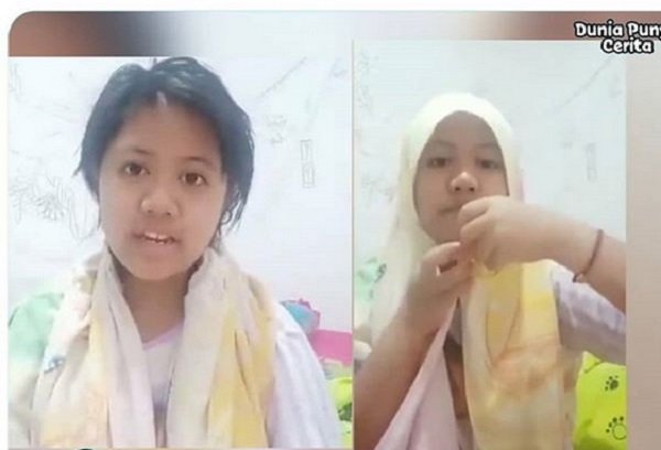 Viral Video Tutorial Pakai Kerudung dengan Karet, Rasanya Pedih!