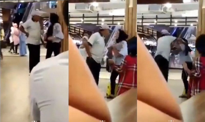 Viral Pria Nyaris Gorok Leher Wanita Usai Cekcok di Mall
