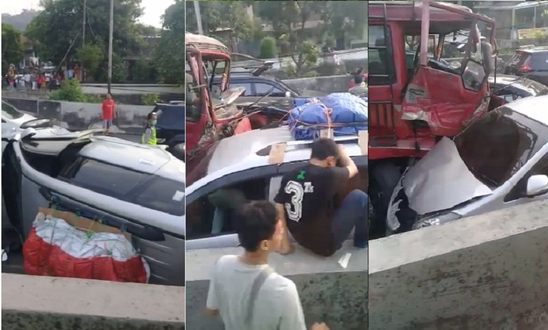 Viral Video Kecelakaan Karambol akibat Perubahan One Way di Tol Pemalang, Ini Faktanya