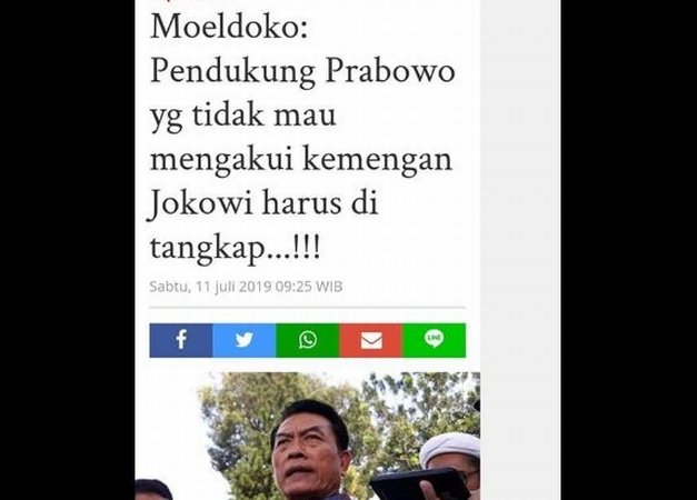 Heboh Pendukung Prabowo Tak Akui Kemenangan Jokowi Harus Ditangkap, Ini Faktanya