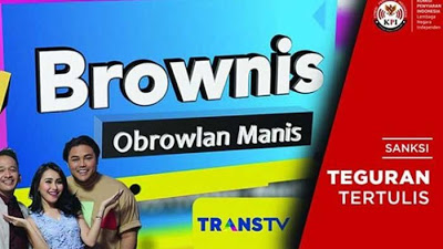 Bukan Karena Lucinta Luna, Acara Brownis TransTV Ditegur KPI Gara-Gara Artis Ini!