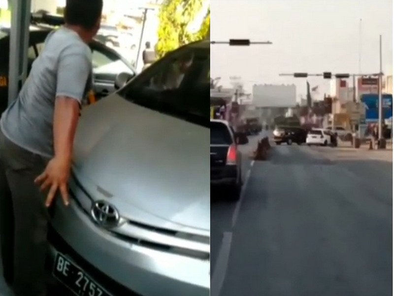 Bak Adegan Film, Aksi Tembakan Polisi vs Terduga Pelaku Kejahatan Jadi Viral