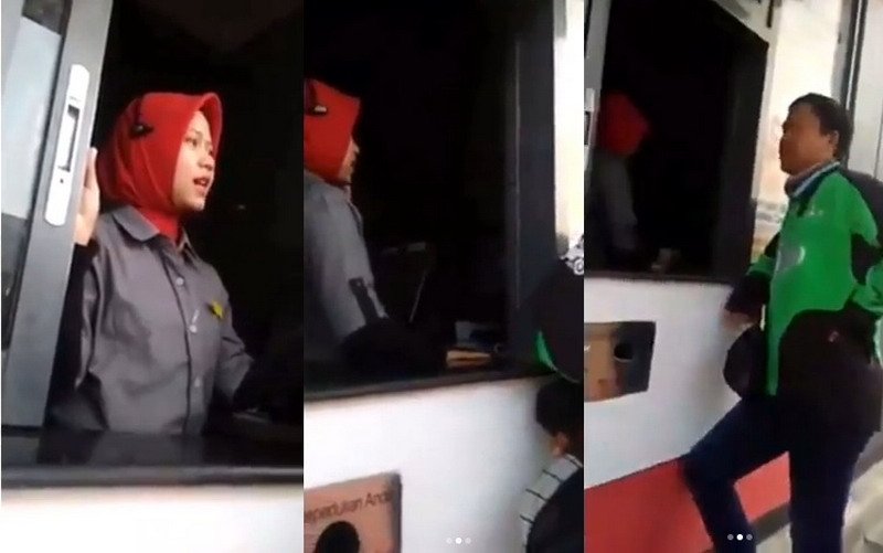 Viral Driver Ojol Labrak Pegawai Restoran Cepat Saji