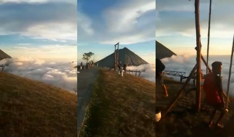 Viral Keindahan Negeri di Atas Awan, Warga: Kapok Aing