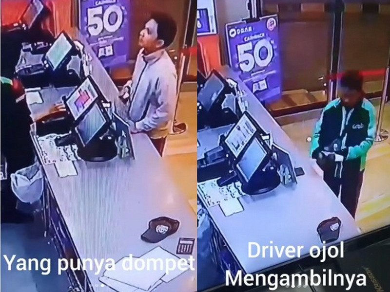 Viral Driver Ojol Ambil Dompet Pengunjung Restoran yang Tertinggal, Siapa yang Salah?