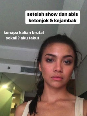 Ikut Karnaval SCTV, Artis Cantik Ini Kena Tonjok: Kenapa Kalian Brutal Sekali? Aku Takut!