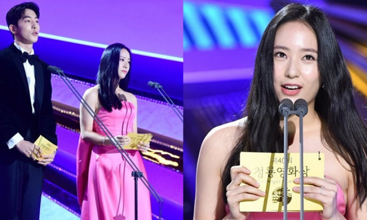 Tampil Cantik di Blue Dragon Film Awards 2019, Gaya Rambut Krystal f(x) Jadi Perbincangan Netizen