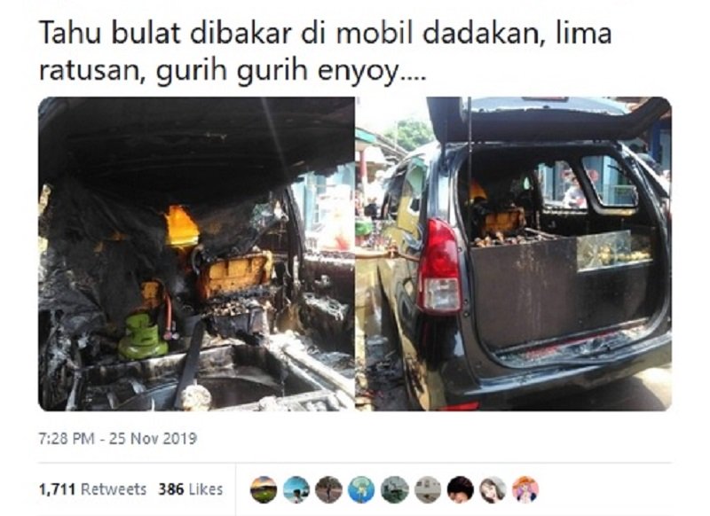 Viral Jual Tahu Bulat di Mobil Sejuta Umat Malah Dapat Malapetaka