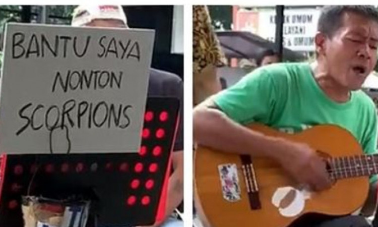 Videonya Viral, Pria ini Diajak Langsung Ketemu Scorpions Oleh Promotor